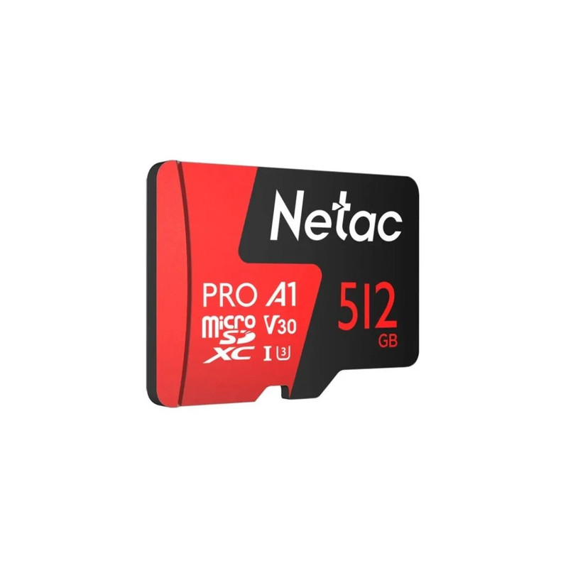 Netac P500 Extreme Pro 512GB 100/90 MB/s MicroSDXC - مساحة تخزين